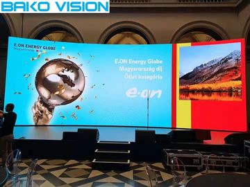 Curved Rental Stage LED Video Display P3.91 High Refresh Rate For Perfomance Exhibition